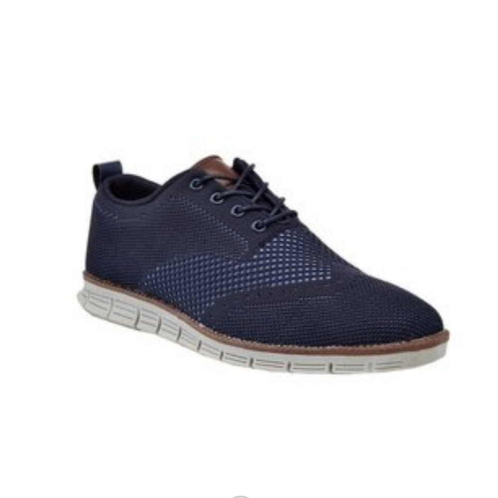 New in Box Franco Vanucci Knit Fabric Oxford Shoes